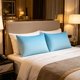 thumbnail image 5 of Funda de almohada de satén tamaño Queen | Funda suave para el cabello y la piel | Tejido suave y refrescante con cierre tipo sobre | Funda de almohada lavable de poliéster para cama o dormitorio, 5 of 6