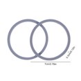 thumbnail image 2 of BLEEUS 2Pcs Bottle Seal Ring Silicone Lid Gasket for Owala 20-40oz Water Bottle Sports Water Bottle Supplies (Grey), 2 of 10