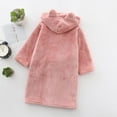 thumbnail image 2 of Baozhu Kids Cartoon Bathrobe Autumn Winter Hooded Pajamas For Boy Girls Flannel Long Sleeve Toddler Sleepwear Children Home Clothing, 2 of 5