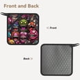 thumbnail image 2 of Rocae Monstrous Cartoon Characters for Square Silicone Anti-scalding Mat Trivet Hot Pads for Kitchen Counter, Silicone Trivets for Hot Pots and Pans, 2 of 8