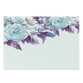 thumbnail image 1 of Floral Cutting Board, Vintage Classic Flower Petals Bridal Wedding Romance Shabby Form Design Art, Decorative Tempered Glass Cutting and Serving Board, Large Size, Pale Blue Purple, by Ambesonne, 1 of 1
