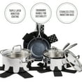 Thyme & Table NonStick 12Piece Cookware Set TriPly Stainless Steel