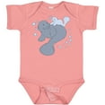 thumbnail image 3 of Inktastic Cute Manatees with Bubbles Boys or Girls Baby Bodysuit, 3 of 5