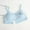 Blue, variant on CALAFEBILA No Pad Bralette for Women Casual Strap Comfortable Cotton Workout Everyday Underwear