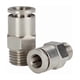 thumbnail image 4 of 1 pieza PC 4/6/8/10 / 12mm Piezas neumáticas de cobre chapado en níquel acoplamiento Accesorios rectos Elemento de conector rápido de aire One Touch Push, 4 of 5