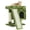 Green, variant on Leopard Print Small Cat Tree Perch For Indoor Cats