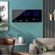 thumbnail image 4 of LED Perpetual Calendar Electronic Clock Digital Wall Clock Alarm Hourly Chiming Temperature Table Clocks Home Office Red, 4 of 5