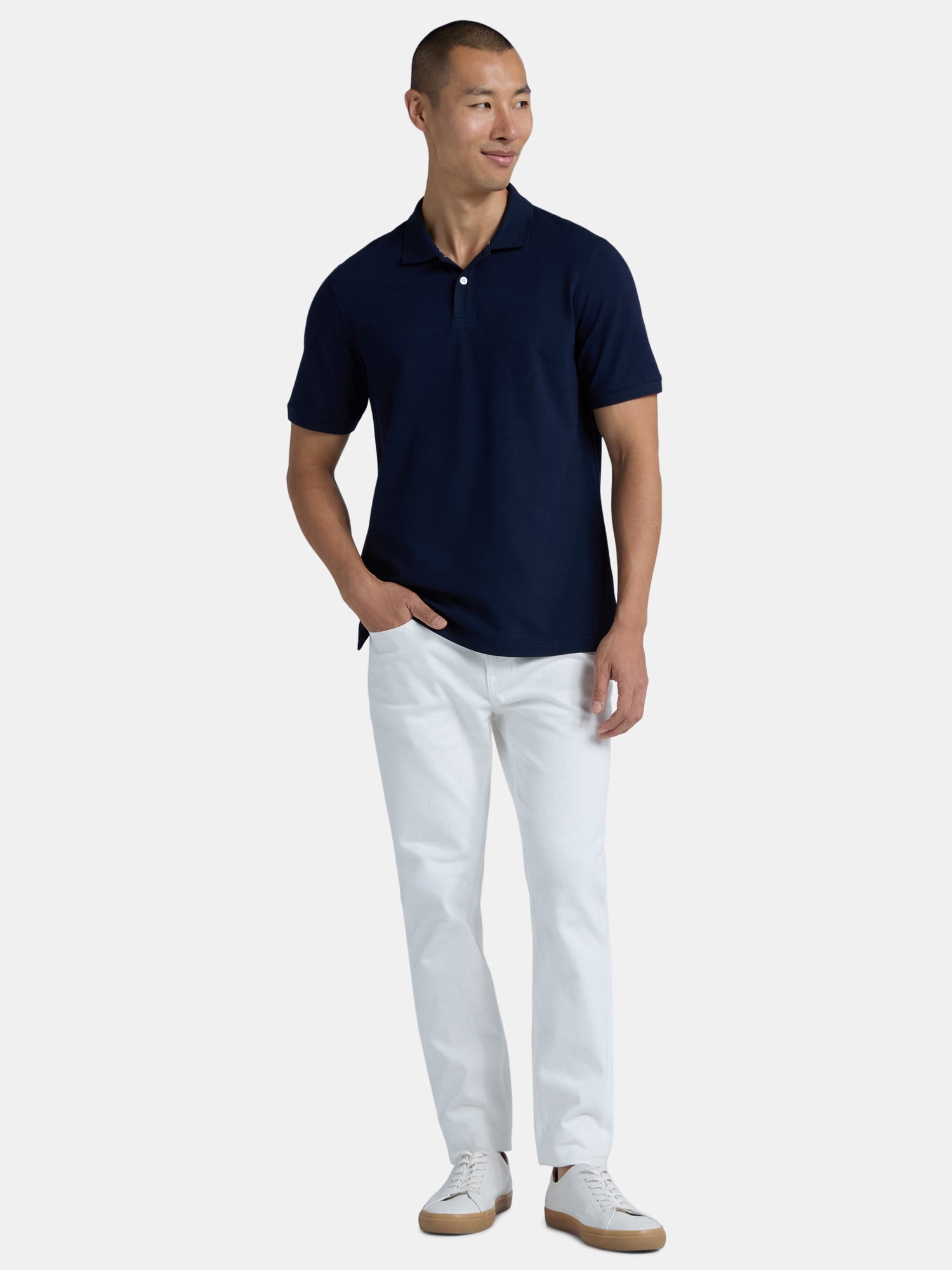 George Men's & Big Men's Active Fit 2-Pack Pique Polo Shirt, Sizes XS-3XL