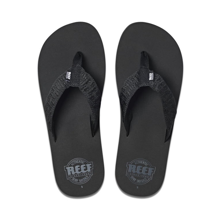? NWT Men\'s REEF Black Yoga Foam Flip Flops Reef Men main image 2
