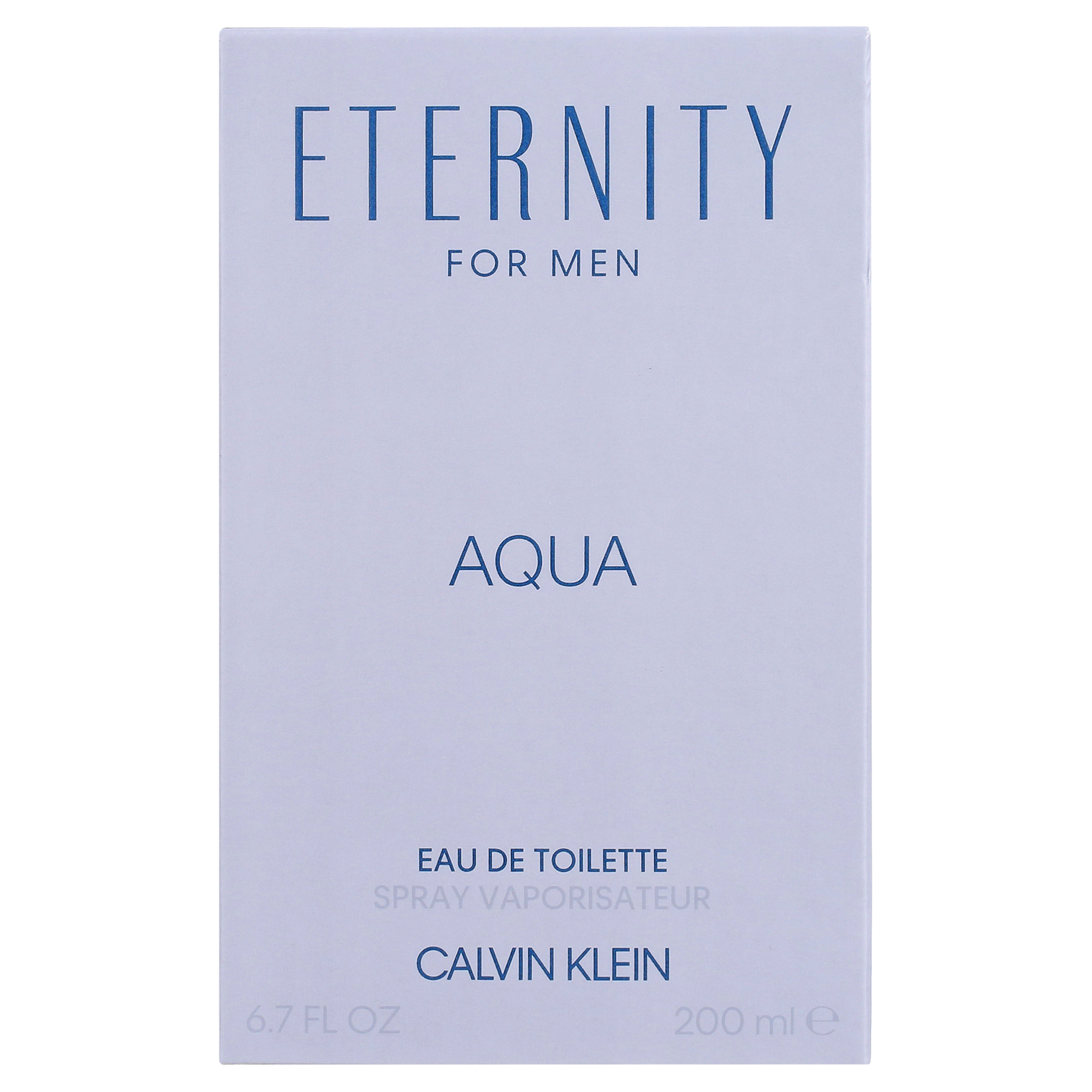Calvin Klein Eternity Aqua Eau de Toilette for Men, 6.7 oz photo 2