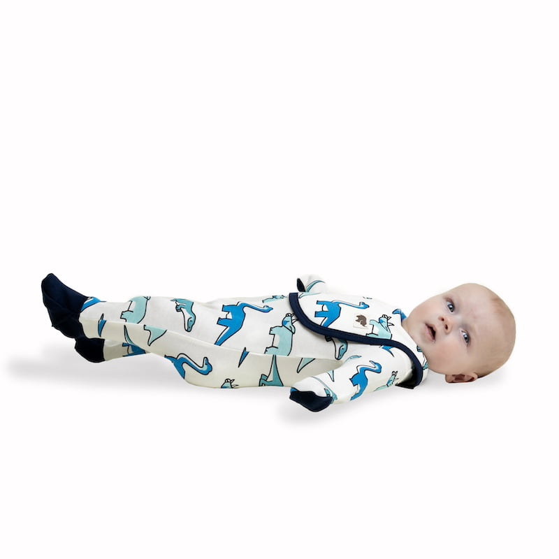 M+A by Monica + Andy Organic Cotton One Piece Coverall and Bib Set, Sizes Newborn - 18-24 Months