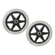 thumbnail image 5 of 2x Ruedas de repuesto para silla de ruedas, piezas de reparación, rodamientos sólidos silenciosos de 8 mm Gris 6 pulgadas, 5 of 9