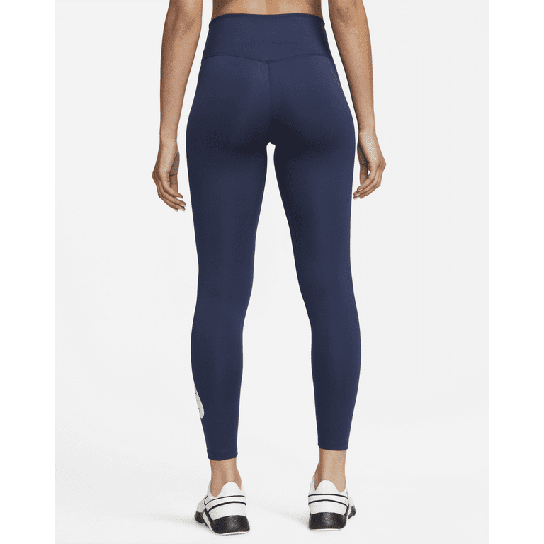 Nike Women's Tight Fit Mid Rise 7/8 Length Essential Leggings In Grey
