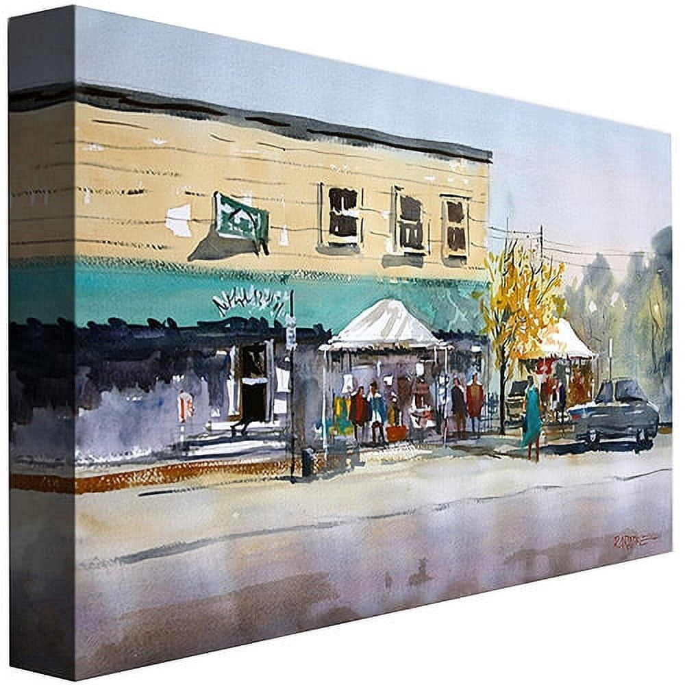 Trademark Art "Street Festival - Neshkoro" Canvas Art by Ryan Radke