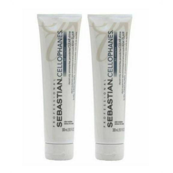 Pack of 2 _ Sebastian Cellophanes CLEAR SHINE 10.1oz/ 300ml