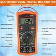 thumbnail image 4 of Digital Multimeter, Multimeter with AC DC Voltmeter & Ohm Volt Amp Tester, Pocket Meter with Backlight Tests Wire, Voltage Tester Measure Voltage Current Resistance Diode, 4 of 15