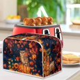 thumbnail image 4 of UNICEU Maple Leaf Owl Toaster Dust Cover Protector Compatible with 4 Slice Heat-Resistant Dust Protection Anti-Scratch Home Kitchen Fall Thanksgiving Decor, 4 of 7