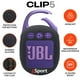 thumbnail image 2 of Altavoz Bluetooth JBL Clip 5 Portátil Resistente al Agua Morado, 2 of 2