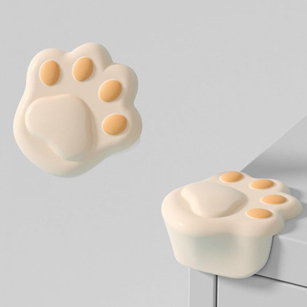 Cartoon Silicone Table Corner Protector, Cute Animal Paw Edge Bumper