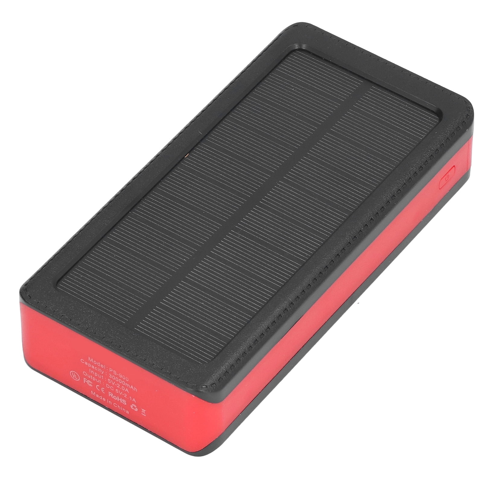 Garden Care External Battery Pack, 30000mAh Capacity 2 Charging Modes Solar Power Bank Portable for Emergency
