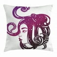 thumbnail image 1 of Ambesonne 20" x 20" Pink Polyester Decorative Pillow Cover, 1 of 2