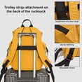 thumbnail image 3 of AUXDIQ Hiking Backpack 16L Lightweight Backpack Travel Daypack for Women Men Yellow, 3 of 6
