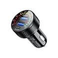 thumbnail image 1 of 38W USB Car Charger Dual QC3.0 Fast Charging Cigarette Lighter Charging Voltage Meter Tablet Compatible Phone With Adapter Mobile Fast Light F4F1, 1 of 5