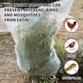 thumbnail image 4 of Yuarrent Red de jardín, barrera con cordón antiinsectos, red de nailon para exteriores, pantalla de red para plantas, cubierta protectora para plantas, Jardín y Patio Negro Yuarrent HA005645-02, 4 of 6