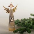 thumbnail image 2 of Metal Angel Holding A Heart Figurine, 2 of 2