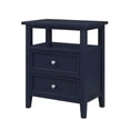 thumbnail image 2 of Midnight Blue Nightstand with 2 Drawers and Modern Design, 2 of 5