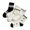 Black, variant on Lovskoo Kids Girl Mid-calf Knee High Socks Casual Dress Socks Long Tube Anti Skid Cotton Socks For Spring and Summer L Black