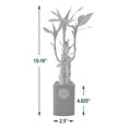 thumbnail image 5 of Arcadia Garden Products Live 5-Stem Lucky Bamboo in 2.5" Contour II, Teal, 5 of 5