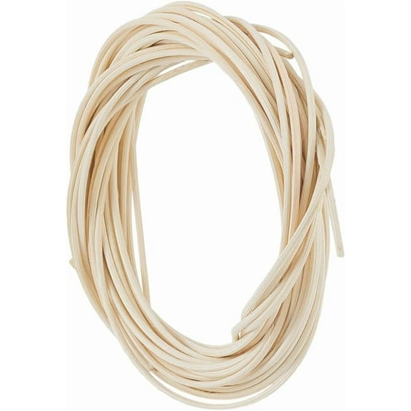 10M/32ft Basket Weaving Round Strands 2mm Natural Rattan Wicker Strips for Basket Furniture Making Chair Weaving Repairing DIY Craft PapayaWhip PapayaWhip