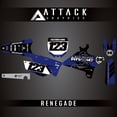 thumbnail image 2 of Attack Graphics Custom Renegade Complete Bike Restyle Graphics Kit UFO Restyle Plastic Kit for Yamaha YZ125 2015, 2 of 2