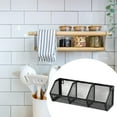thumbnail image 6 of Hanging Wall Basket Metal Kitchen Organizer with Adhesive Stickers for Pantry Spices Fruits Vegetables, 6 of 9