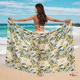 thumbnail image 4 of Yuyamidu Lemon Sarong Wraps for Women Sheer Bikini Beach Swimsuit Coverup Print Bikini Wraps for Swimwear Chiffon Beach Coverups Skirt, 4 of 7