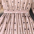 thumbnail image 5 of Mercatoo Big Kids Girls Long Sleeve Dress Spring Autumn Mid Long Dresses Fall 𝐏olka Dot Print Elegant 𝐑uffle 𝐇em Dress, 5 of 9
