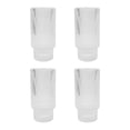 thumbnail image 3 of Coffee Glassware Set4 PCS Vintage Tall Romantic Cocktail Glasses Stackable Drinking Glass Effortless Installation, 3 of 5