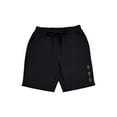 thumbnail image 6 of hotojiny Men's Linen Shorts Casual Knee Length Beach Shorts Classic Side Button Summer Bermuda Shorts with Drawstring, 6 of 6