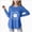 Blue, variant on Long Sleeve Shirts Kids Curve Hem Side Slit Soft Tunic Tops Girls Fashion T Shirts 5 14 Years(Sky Blue#@14,7-8 Years)
