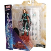 Brie Larson Captain Marvel Autgraphed Marvel Select Action Figure