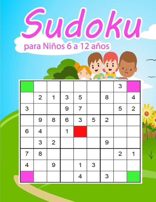 Sudoku para Niños 6 años: Juegos Educativos Pasatiempos rompecabezas Sudoku 9x9- Letra Grande - 6 -12 años (Paperback) - Walmart.com
