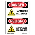 thumbnail image 1 of SignMission OS-DS-A-1218-VS-1315 12 x 18 Po Signe de Danger OSHA - Matières Dangereuses Bilingue, 1 of 1