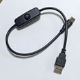 thumbnail image 6 of 30cm USB to Type C Power Cable Extension Cord with On Off Switches for Type C Tablet Phones Laptops and Other Gadgets, 6 of 9