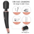 thumbnail image 4 of Cordless Wand Massager,rechargeable Back Neck Personal Massager For Women Couples, 4 of 5