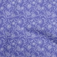 thumbnail image 1 of oneOone Georgette Viscose Blue Fabric Floral Sewing Material Print Fabric By The Yard 42 Inch Wide, 1 of 4