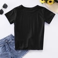 thumbnail image 6 of uikmnh Cute Tops Fashionable Girls Tie Front Knot T-Shirt Casual Loose Fit Crewneck Short Sleeve Summer Blouse Tee for Little Girls Size:8-9 Years, 6 of 8