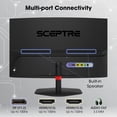 thumbnail image 5 of Sceptre C248W-FW100T Monitores de Ordenador 24" 1080p LCD FreeSync, Negro, 5 of 5
