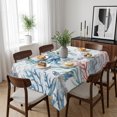 thumbnail image 6 of Ocean Crab Table Cloth Waterproof Tablecloths, Summer Coastal Coral Flower Shells Tablecloth Dining Table Cover for Kitchen Party Tabletop Outdoor, Rectangle Tablecloth 60x84 Inch, 6 of 9