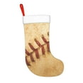thumbnail image 2 of Disketp Vintage Baseball Christmas Stockings, Xmas Stocking for Family Holiday Season Décor, Personalized Holiday Indoor Decorations, 2 of 7